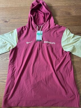 Nike FSU Seminoles Garnet and Gold Jacket.